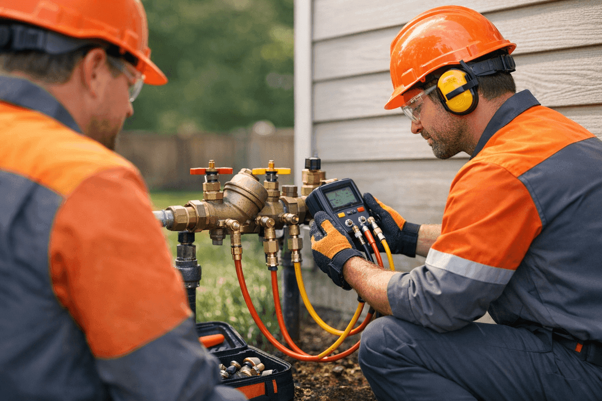 Backflow Testing service by Julius La Rosa Plumbing