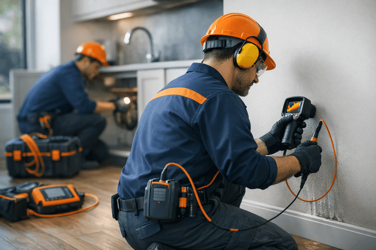 Leak Detection service by Julius La Rosa Plumbing