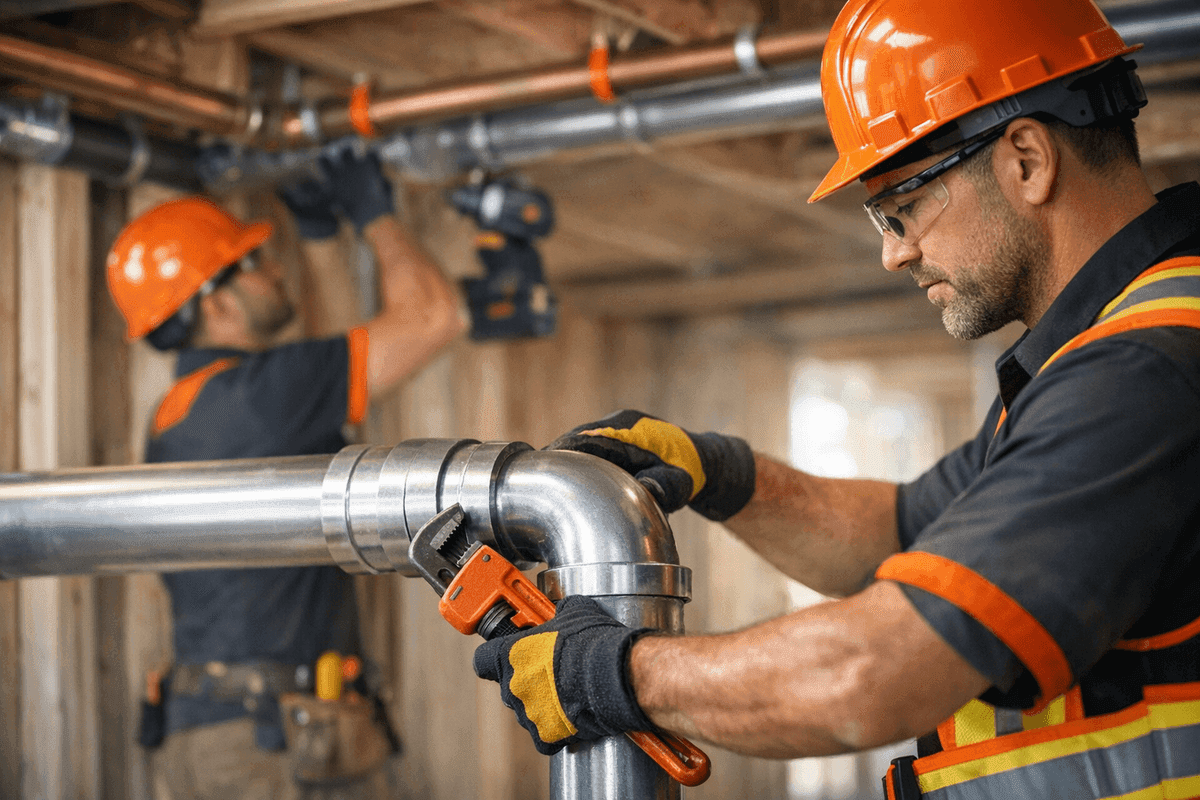 Pipe Installation service by Julius La Rosa Plumbing