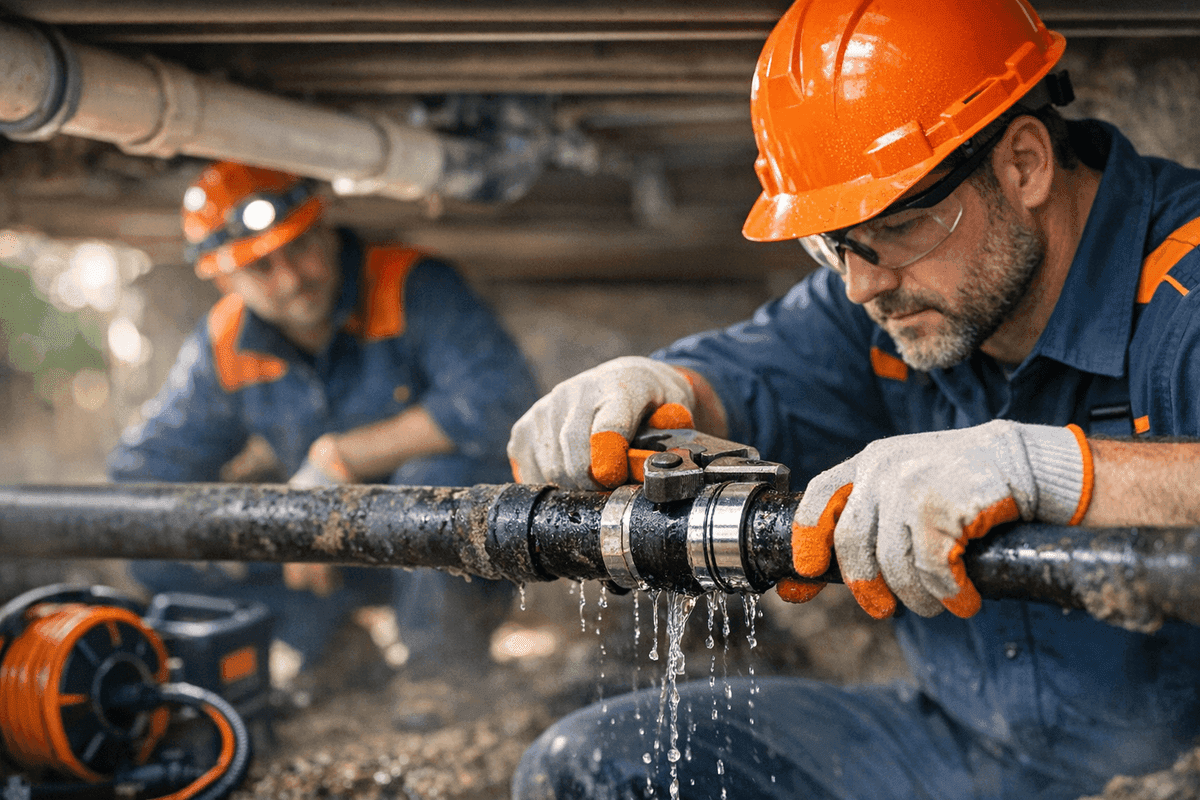 Pipe Repair service by Julius La Rosa Plumbing