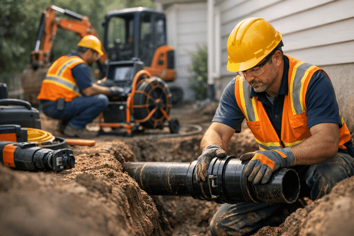 Sewer Line Repair service by Julius La Rosa Plumbing