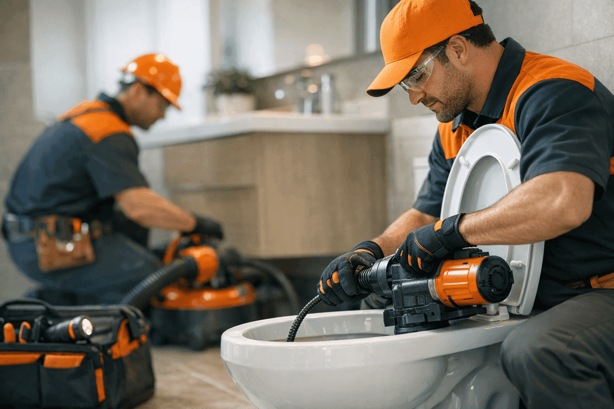 Unclogging Toilets service by Julius La Rosa Plumbing