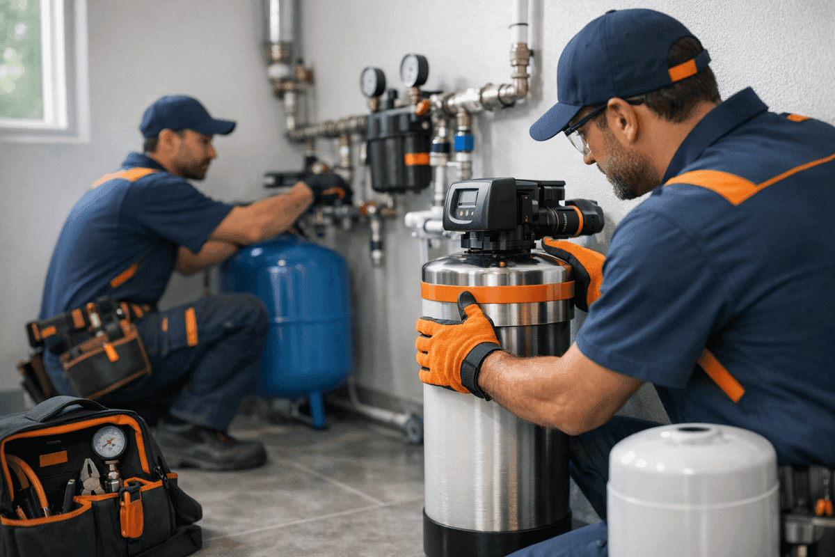 Water Filtration Systems service by Julius La Rosa Plumbing