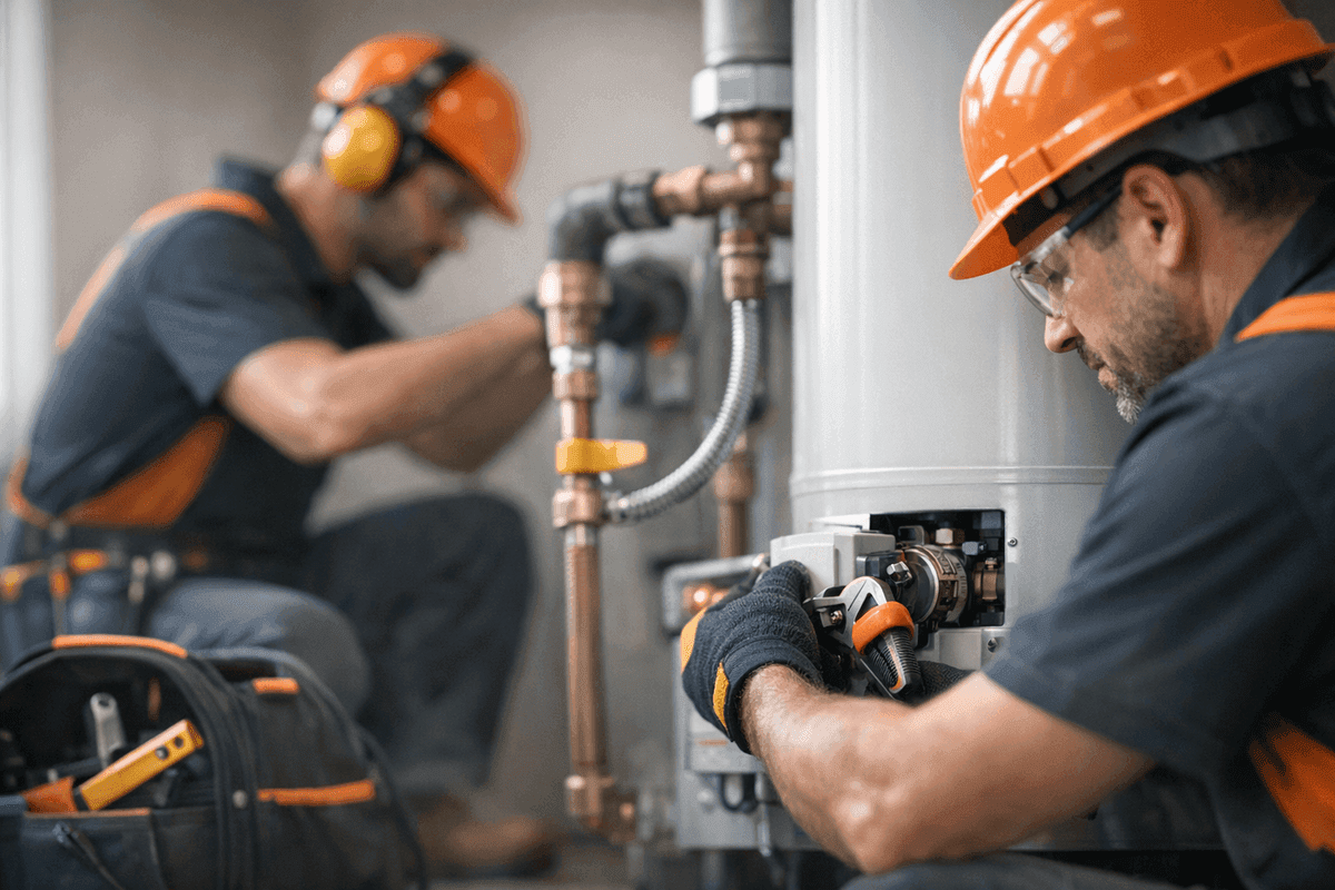 Water Heater Repair service by Julius La Rosa Plumbing